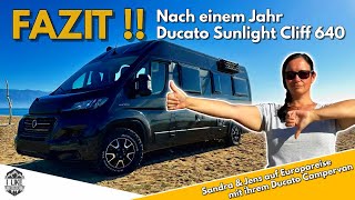 Fazit 🔥 Ein Jahr Vollzeit im FIAT Ducato Kastenwagen  Sind wir zufrieden   sunlightcliff [upl. by Attevaj751]