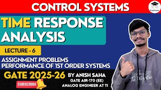 Time Domain Performance Parameters  Control Systems  GATE 2025  PrepFusion  AnishSaha [upl. by Schuyler]