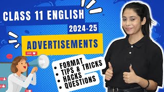 Advertisement Writing class 1112  Advertisement Writing in English  Format amp Tricks [upl. by Dnomse362]