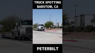 TRUCK SPOTTING 01351  PETERBILT automobile semitrailer trucking [upl. by Nyltac]