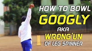 How to bowl Googly \ Wrongun  Leg Spin Part2  Nothing But Cricket [upl. by Giuditta]