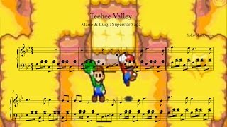 Teehee Valley  Mario amp Luigi Superstar Saga piano arrangement [upl. by Cassandra]