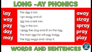 Homeschooling English Phonics long ay sound Older Students [upl. by Yleve70]