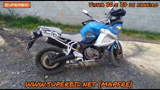 LOTE 1487  YAMAHA XT1200Z STENERE 12 SINISTRADO MÉDIA MONTA 20122013 [upl. by Reivaxe]