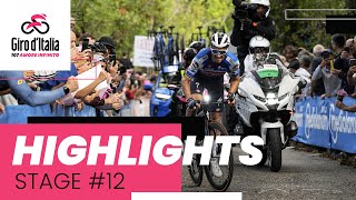 Giro dItalia 2024  Stage 12 Highlights [upl. by Mahsih756]