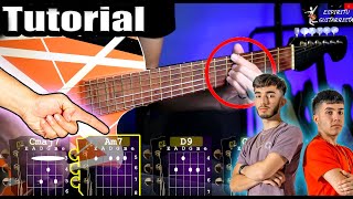 Jugaste y Sufrí  Eslabón Armado Ft DannyLux  COMO tocar en GUITARRA  TUTORIAL  Acordes  PDF [upl. by Richy]