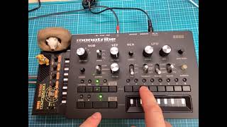 Korg Monotribe with Monotron delay [upl. by Iong]