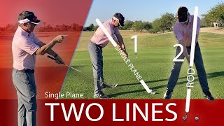 The TwoLines of the Single Plane Swing [upl. by Aikemal401]