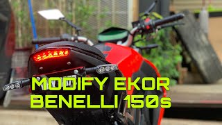 MODIFY EKOR BENELLI 150s [upl. by Salocin819]