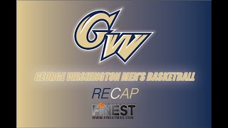 GW Recap George Washington vs Rhode Island [upl. by Nnylsoj]