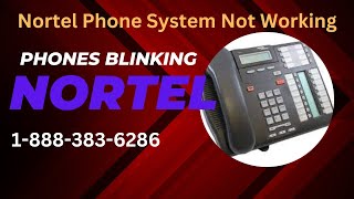 Nortel phones Blinking not working 18883836286 [upl. by Lerret441]