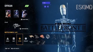 Star Wars Battlefront 2 SE44C OFFICER CLASS GAMEPLAY [upl. by Rattray]