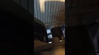 installing lower radiator hose sbc automobile chevypickup mechanic diy [upl. by Esinereb]