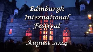 Edinburgh International Festival Opening Event Aug 2024 [upl. by Kciderf]