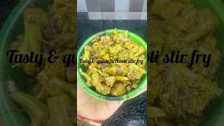 Healthy amp Tasty Broccoli stir fry Indian stylebroccolirecipesfoodstirfryviralshortindianfood [upl. by Elleynod]