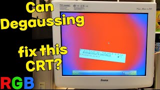 The Most Satisfying CRT Degaussing Ever [upl. by Fredia]