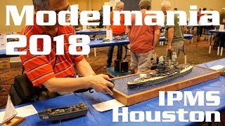 Modelmania 2018 IPMS Houston  HobbyView [upl. by Leyes]