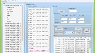 How to Merge Miroc4h NetCDF File and Extract Region [upl. by Henarat]