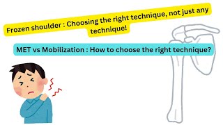 MET vs Mobilization  How to pick the right technique for frozen shoulder [upl. by Elbon]