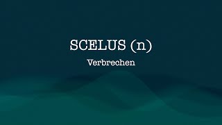 Meistere Latein Deklination von SCELUS [upl. by Rosenfeld]