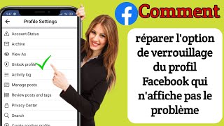 Comment réparer loption de verrouillage du profil Facebook qui naffiche pas le problème  2023 [upl. by Goddart]