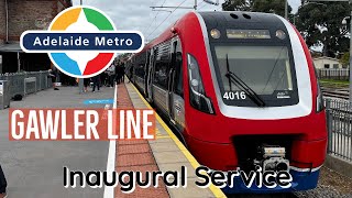 Onboard the FIRST Electrified Gawler Line Train  Adelaide to Gawler  Inaugural Gawler Train [upl. by Roana]