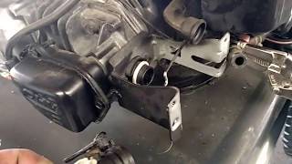 Removing carb from newer Briggs amp Stratton engine [upl. by Columbine]