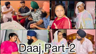 Daaj  Part2  ਦਾਜ ਭਾਗ2  दाज भाग2  New Punjabi Video 2021 [upl. by Xanthe]