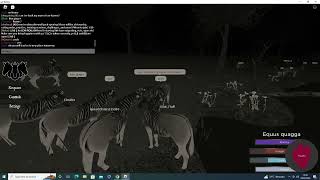 QUAGGAS SESSION  CENOZOIC SURVIVAL  ROBLOX [upl. by Nylasor760]