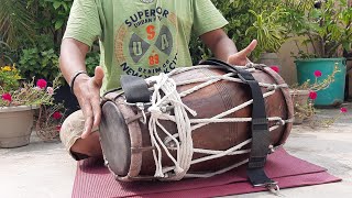 Dholak bajana sikhe  1  Dholak Lesson 1  शुरुआत से अपने घर पर ही ढोलक बजाना सीखे आसान तरीके से [upl. by Nerte]