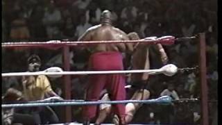 WWC Abdullah The Butcher vs Lance Von Erich [upl. by Alisia]