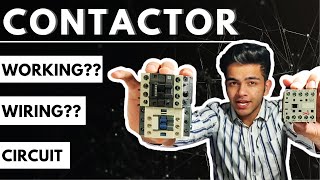 Contactor WiringConnection Diagram with AC Load II 4 Pole Contactor Working in HINDI [upl. by Toney474]