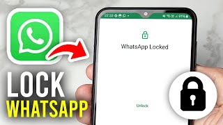 How To Lock WhatsApp App  Full Guide [upl. by Dolphin732]