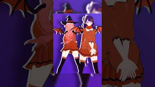 Yae Miko  Raiden Ei😳 Brooklyn blood pop TREND 【MMD Genshin Impact 4K  60FPS】 [upl. by Sonitnatsnok]