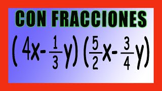 ✅👉 Multiplicación de Polinomios CON FRACCIONES [upl. by Strohl]