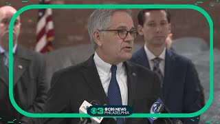 DA Larry Krasner city leaders discuss arrests in 2022 mass shooting that injured 9 [upl. by Okuy753]