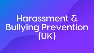 Assess amp Learn UK Harassment and Bullying Prevention Course Trailer [upl. by Nohj735]