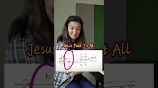 Primary Chords on Church Hymns  piano tutorial Jesus Paid It All [upl. by Ajnek]