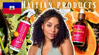 Dominican Tries Haitian Curly Hair Routine Reviewing Kreyol Essence [upl. by Forta]