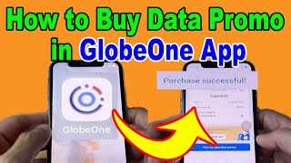 Globe One App how to buy promo using load balance 2024 [upl. by Airda304]