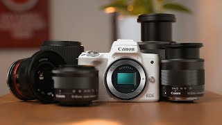 BEST Lenses for Canon M50 II Ultimate Buyers Guide For Video and Photography [upl. by Rosario874]