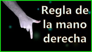 Regla de la MANO DERECHA en 2 minutos [upl. by Einad]