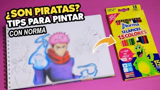 TIPS PARA PINTAR CON NORMA  COMO DIBUJAR A ITADORI [upl. by Modestia]