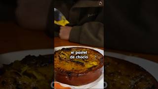 Español probando comida CHILENA 🇨🇱  Pastel de choclo [upl. by Tersina676]