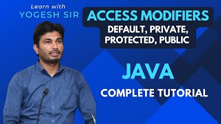 37 Access Modifiers  Private  Public Protected Default [upl. by Ahsiekim]