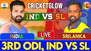 Live  IND Vs SL 3rd ODI  Live Scores amp Commentary  India vs Srilanka  last 25 overs [upl. by Anomer769]