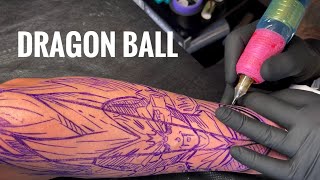 Time Lapse Tattooing process [upl. by Opal434]