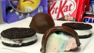 CANDYCHOCOLATE BAR ICE CREAM BITES [upl. by Socrates]