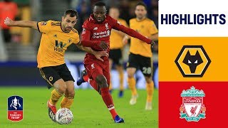 Wolves Score Twice To Clinch Win  Wolves 21 Liverpool  Emirates FA Cup 201819 [upl. by Inuat]