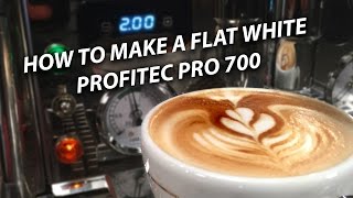 How to Make a Flat White on a Profitec Pro 700 Espresso Machine [upl. by Adriane]